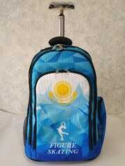 Рюкзак для коньков на колёсиках "KAZAKHSTAN FIGURE SKATING"