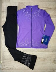 Термокомплект "Лазурит" (сиреневый с черным)