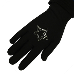 Термоперчатки "Polartec" Стразы Звёздочки